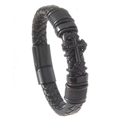Classic Men's Leather Bracelet New Style Hand-woven Multi-layer Combination Accessory Fashion Man Jewelry 3