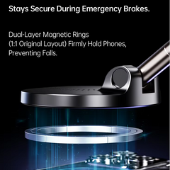 J37 VACUUM SUCTION WIRELESS CHARGING PHONE HOLDER