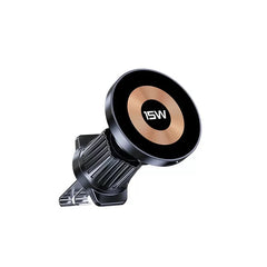 15W Magnetic Wireless Car Charger, Air Vent Mount for iPhone Samsung, Fast Charging Phone Holder