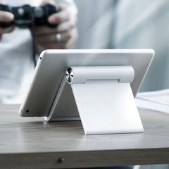 FOLDABLE PHONE TABLET DESKTOP STAND HOLDER