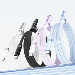 USAMS-SJ652 PD30W Type-C To Lightning Digital Display Fast Charging Elbow Data Cable 1.2m