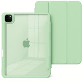 IPAD 7th/8th/9th 10.2 inch CLEAR BACK FLIP CASE with pen holder