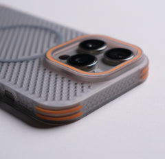 Breathable Heat Dissipation Sandblasted Hard Case with MagSafe Shockproof Corners iPhone 17 Pro