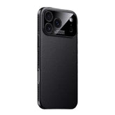 Luxury PU Leather Large Camera Window Ultra-Thin Heat Dissipation MagSafe Case iPhone Air