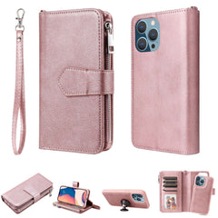 Premium Detachable PU Leather Wallet Phone Case for iPhone 13PM