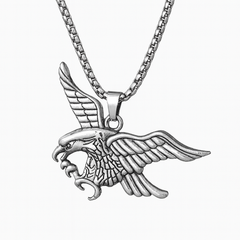 Flying Eagle Pendant Necklace