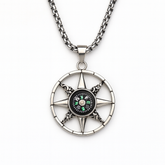 Compass Pendant Necklace