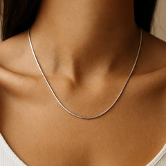 Minimalist Snake Chain Necklace