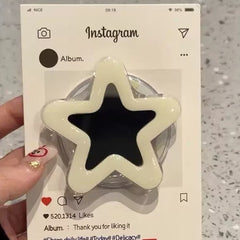Cartoon Cute Star Magnetic Holder for Mobile Phone Bracket Folding Portable Desktop Phone Holder-star1