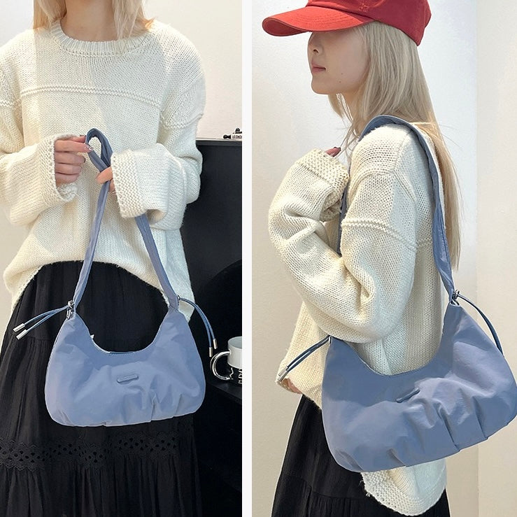 Ruched Shoulder Bag
