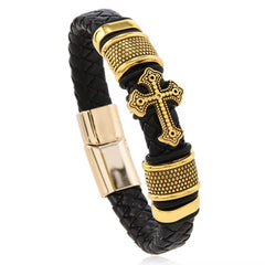 Classic Men's Leather Bracelet New Style Hand-woven Multi-layer Combination Accessory Fashion Man Jewelry 2
