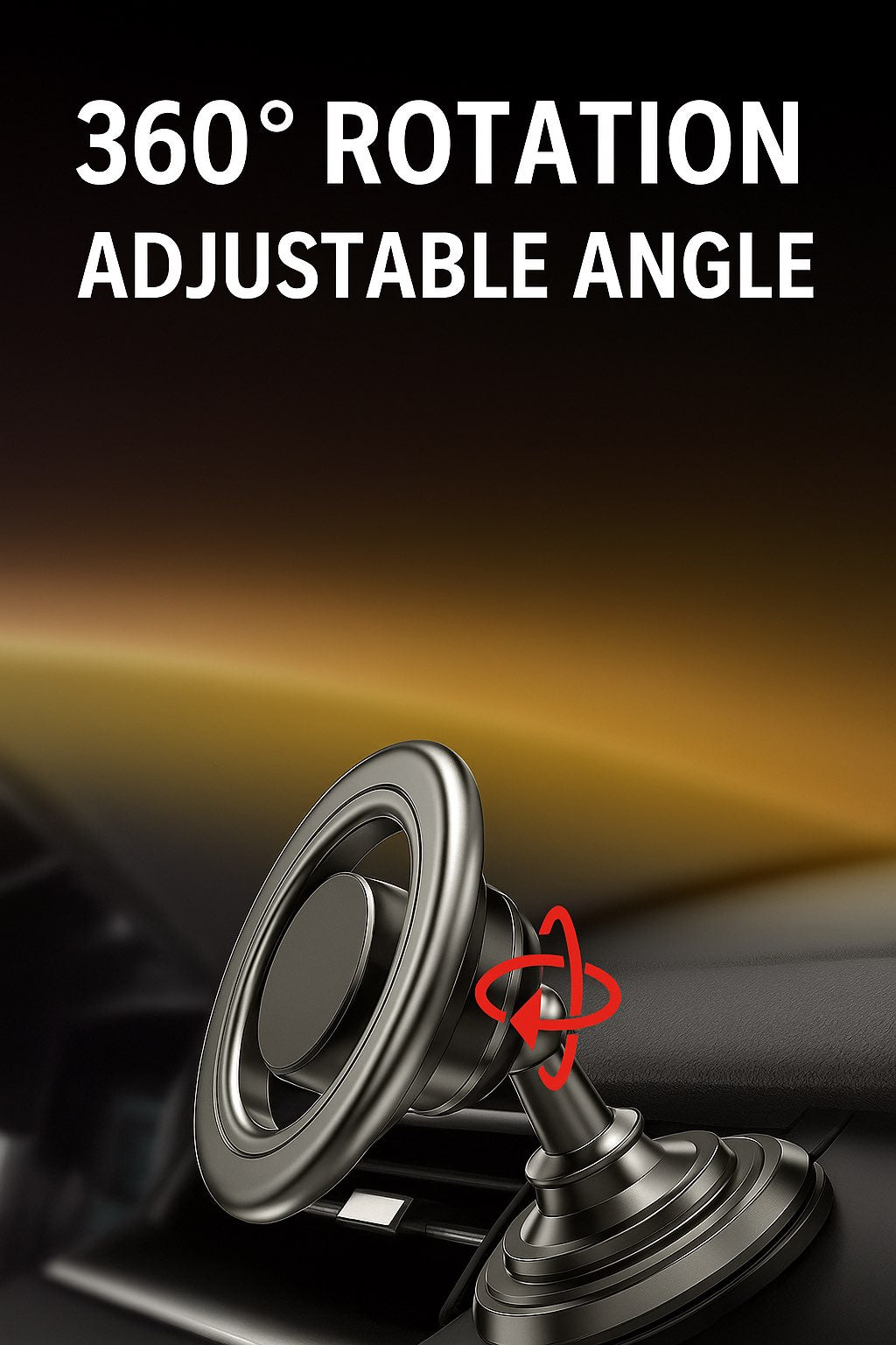 360 ROTATING MAGNETIC-PHONE CAR HOLDER