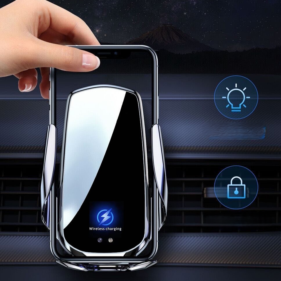 Car Mount Wireless Charging Phone Holder Automatic Sensing Magnetic Absorption Car Air Vent Mount Navigation Holder Universal