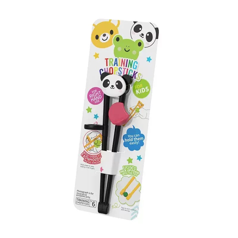 1 Pair Multi Color Cute Animal Learning Training Chopsticks For Kids Children Chinese Chopstick Learner Gifts