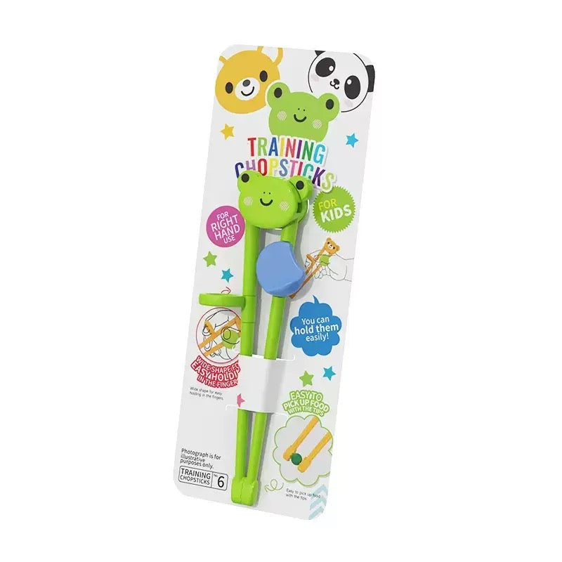 1 Pair Multi Color Cute Animal Learning Training Chopsticks For Kids Children Chinese Chopstick Learner Gifts