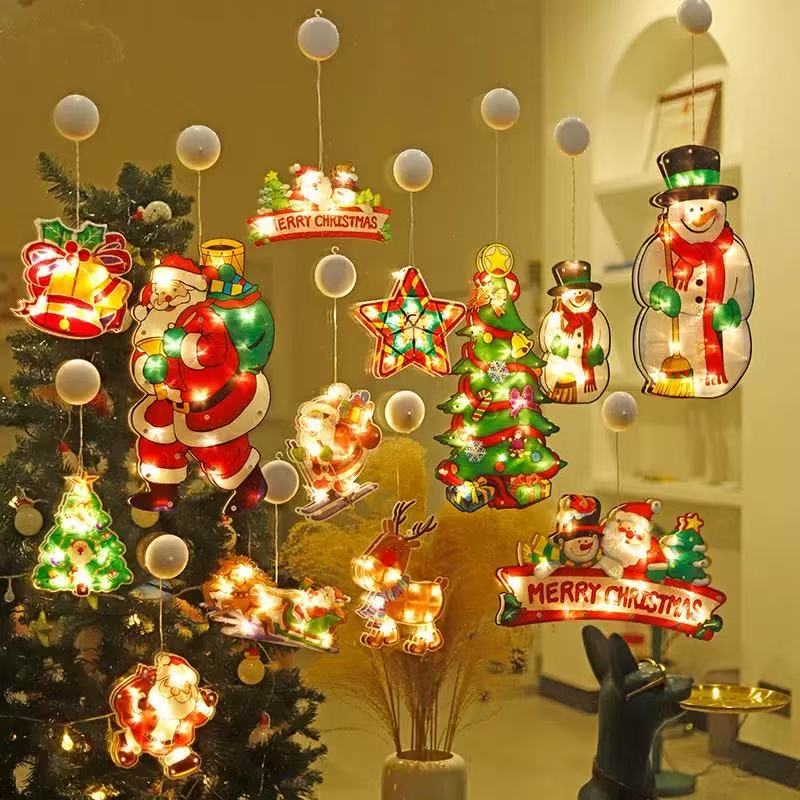 Christmas Window Hanging LED Decoration Lights