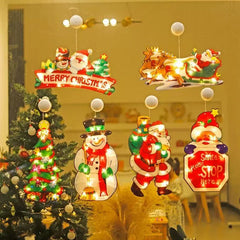 Christmas Window Hanging LED Decoration Lights