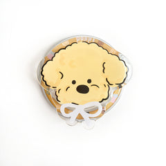 Cartoon Animal Printing Acrylic Magnetic Holder for Mobile Phone Bracket Folding Portable Desktop Phone Holder-Dog3