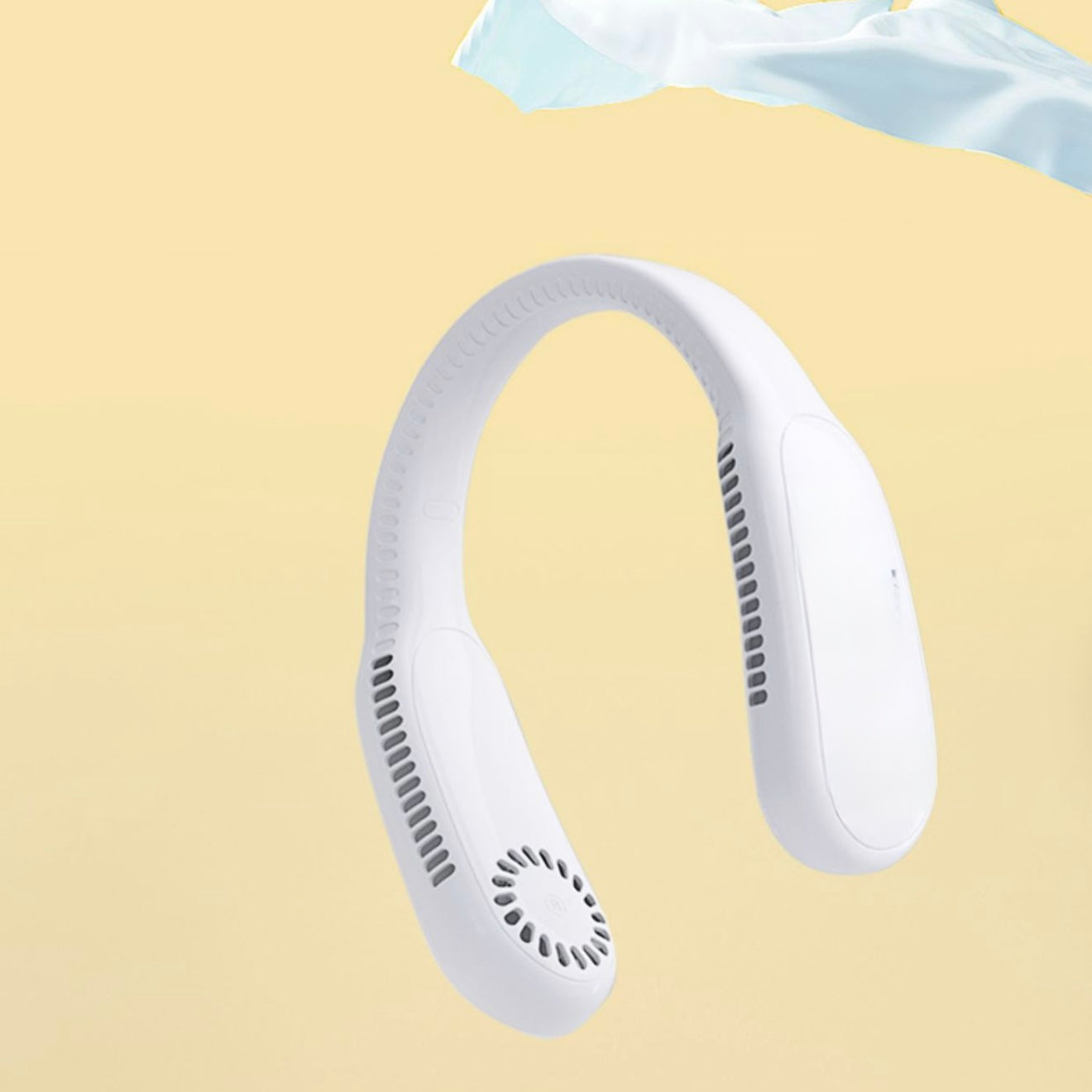 Mini Neck Fan Portable Bladeless Hanging Neck 1200mAh Rechargeable Air Cooler 3 Speed Mini Summer Sports Fans