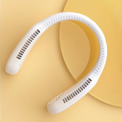 Mini Neck Fan Portable Bladeless Hanging Neck 1200mAh Rechargeable Air Cooler 3 Speed Mini Summer Sports Fans