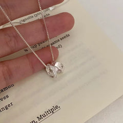 Ladies Necklace Twin Circle