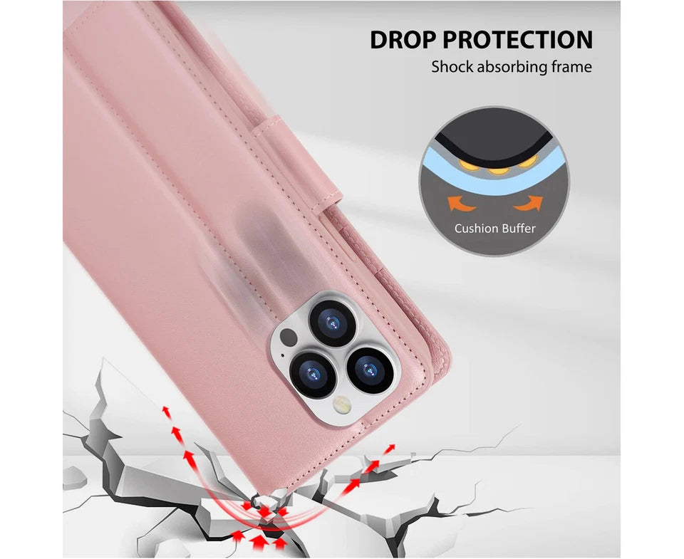 Hanman Mill Series Leather Wallet Flip Case-Samsung A05s