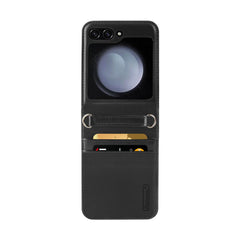 Hanman Mill Series Leather Wallet Flip Case-SAMSUNG Z FLIP6