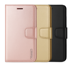 Hanman Mill Series Leather Wallet Flip Case-SAMSUNG Z FOLD3