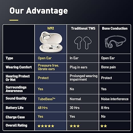 HILEO HI92 BUSINESS OPEN EARPHONE