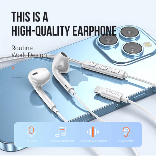VFAN M21 STEREI LIGHTNING EARPHONE