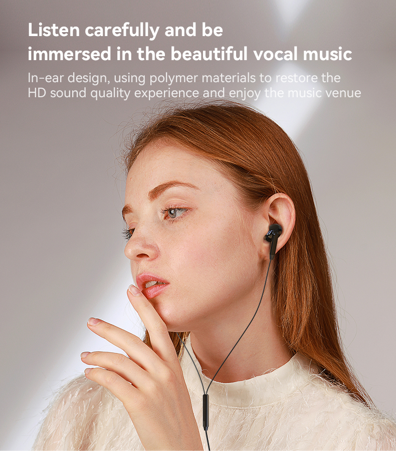 YESIDO YH44 Type-C Aluminum Alloy In-ear Wired Earphone