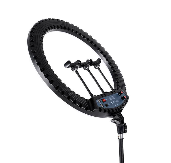 HQ 21-inch 53cm LED Soft Ring Light with 3 Phone Holders