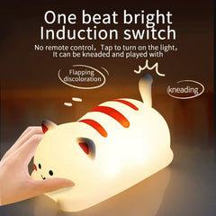 LED TOUCHLIGHT SOFT SILICONE LAMP-CAT