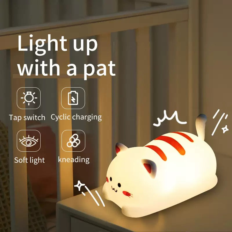 LED TOUCHLIGHT SOFT SILICONE LAMP-CAT