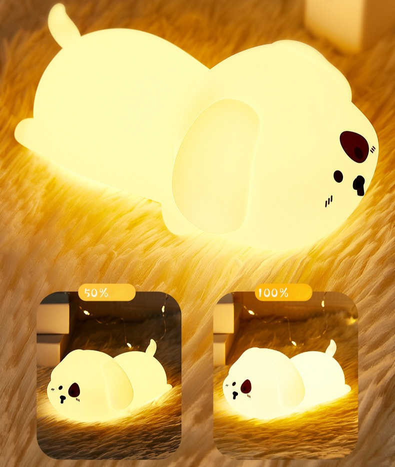 LED TOUCHLIGHT SOFT SILICONE LAMP-DOG