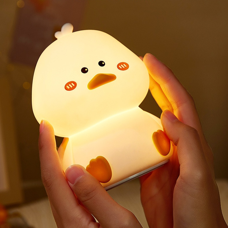 LED TOUCHLIGHT SOFT SILICONE LAMP-DUCK