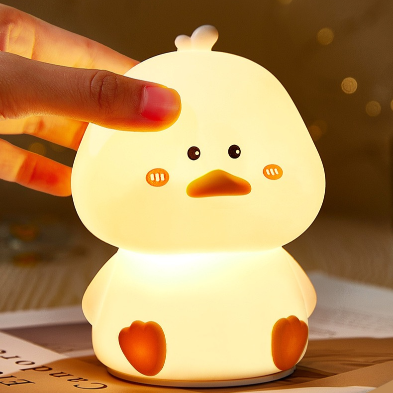 LED TOUCHLIGHT SOFT SILICONE LAMP-DUCK