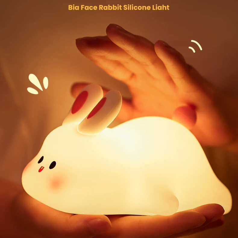 LED TOUCHLIGHT SOFT SILICONE LAMP-RABBIT