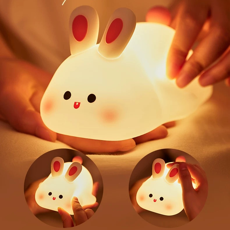 LED TOUCHLIGHT SOFT SILICONE LAMP-RABBIT
