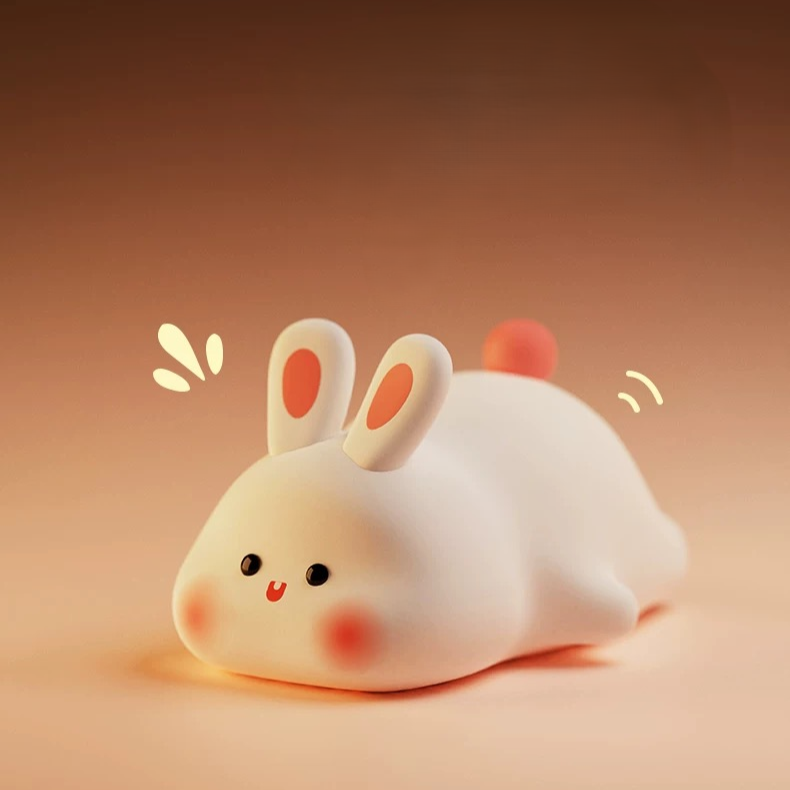 LED TOUCHLIGHT SOFT SILICONE LAMP-RABBIT