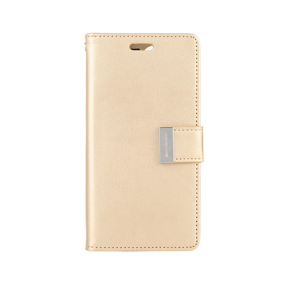 Goospery Rich Diary Wallet Case with Card Slots - IPHONE X