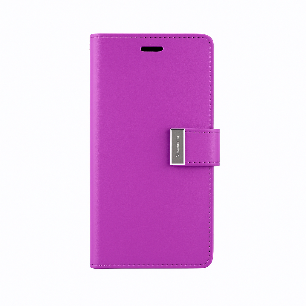 Goospery Rich Diary Wallet Case with Card Slots - IPHONE X