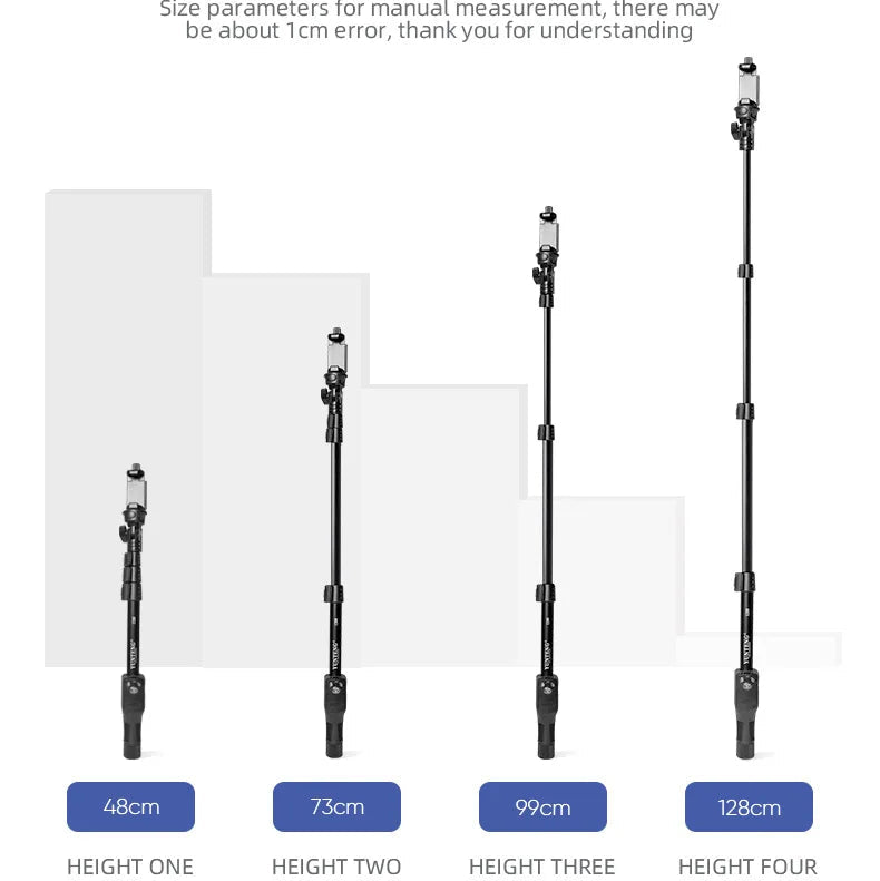 YUNTENG Selfie Stick Stand with Adjustable Length YT-1288