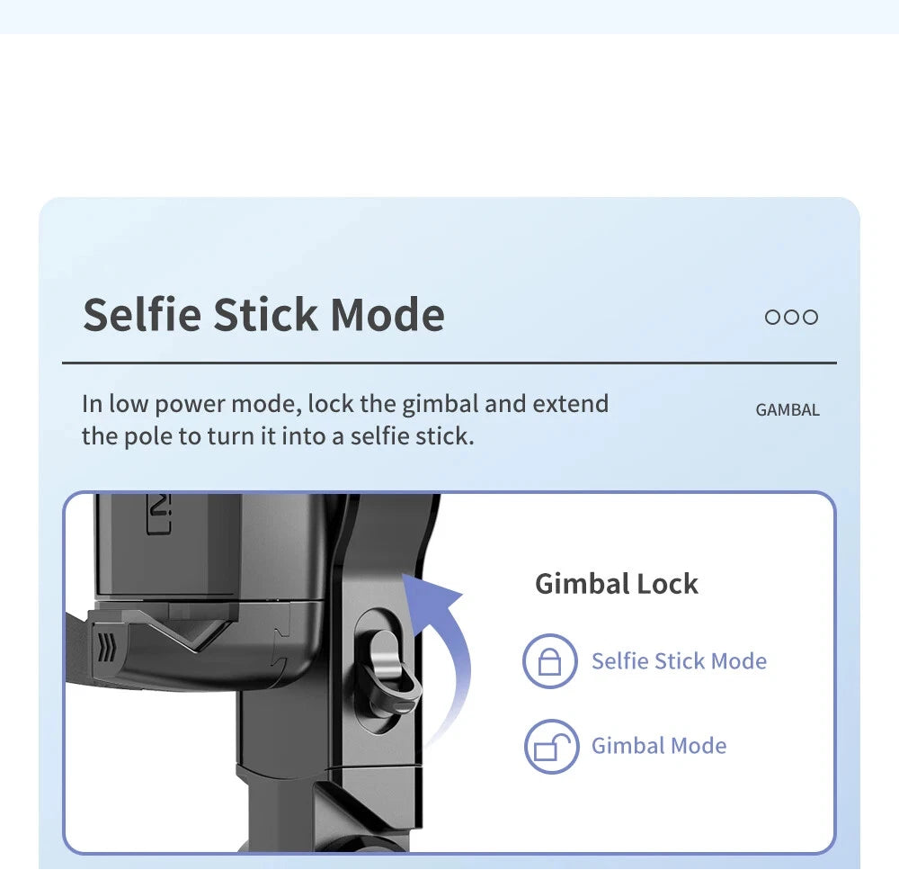 GIMBAL TRIPOD Q18-SELFIE STICK