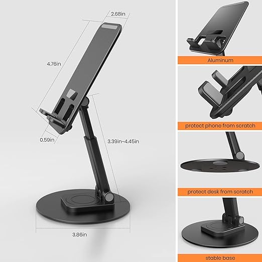 ROTATING PHONE DESKTOP STAND HOLDER
