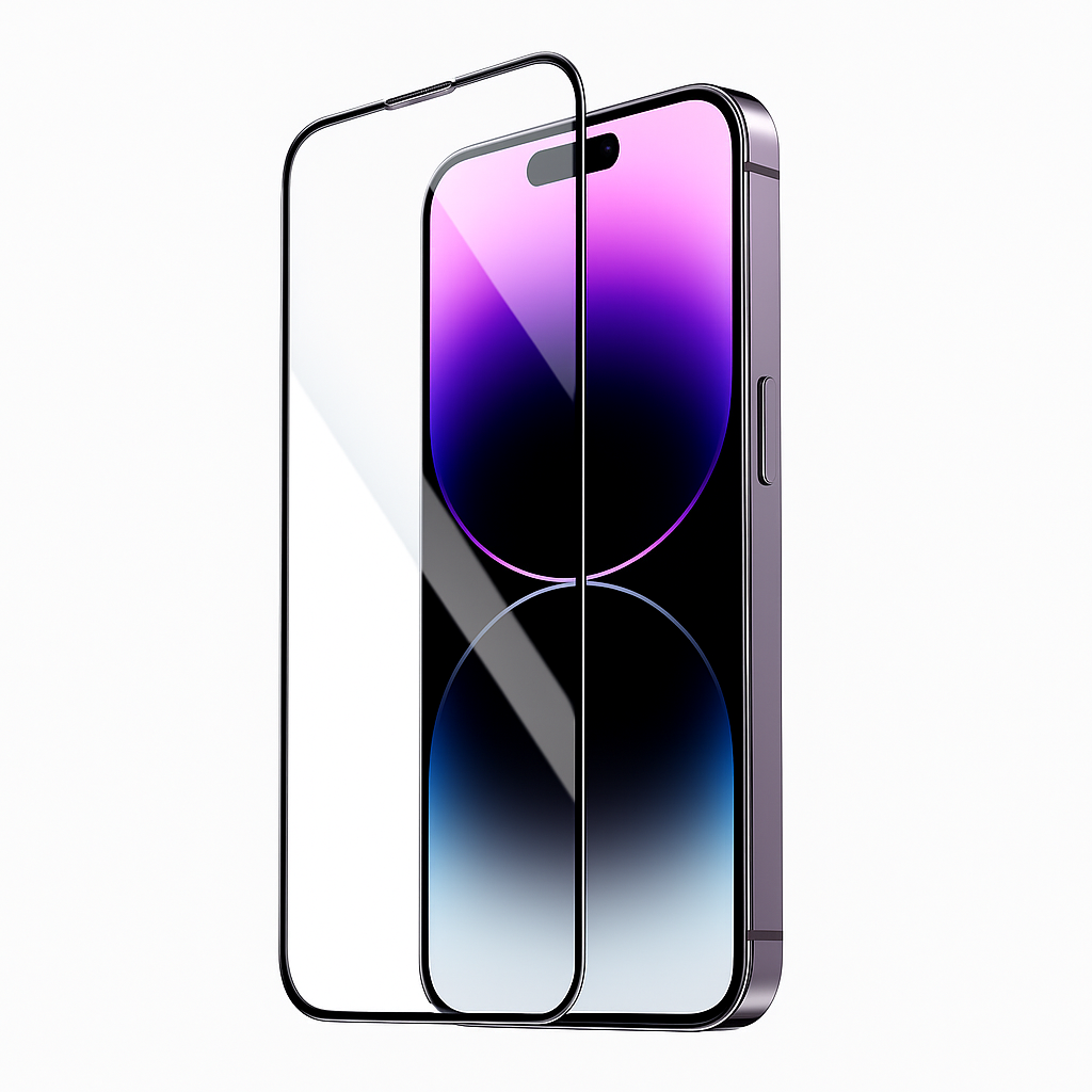 iPhone 14/14 Plus/14 Pro/14 Pro Max Full Screen HD Super Clear Tempered Glass Set Screen Protector