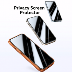 iPhone 14/14 Plus/14 Pro/14 Pro Max Full Screen HD Super Privacy Tempered Glass Set Screen Protector