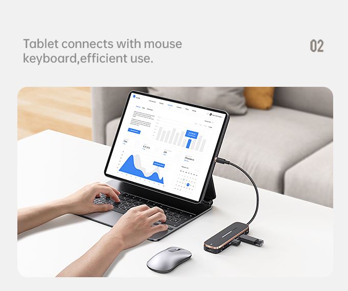 USAMS-SJ575 6in1 Multifunctional Type-C HUB