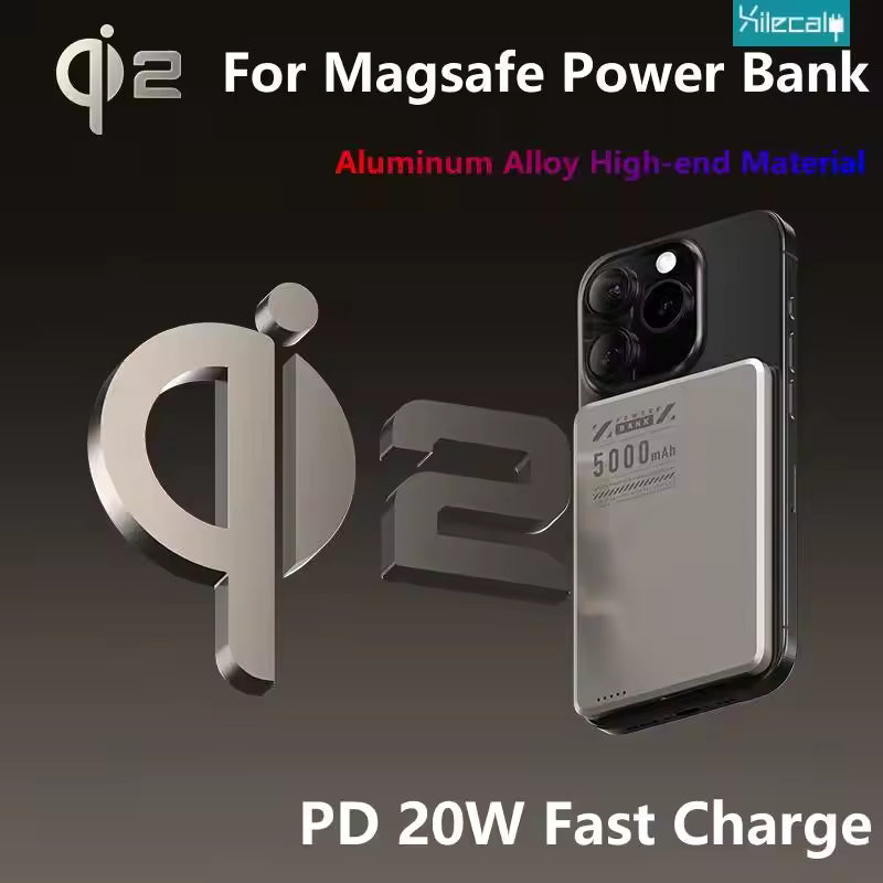 Wireless Charger For Magsafe Power bank For Apple External Battery Ultra-Thin Powerbank 5000mAh
