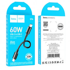 Hoco X96 USB-C to USB-C 25cm Cable